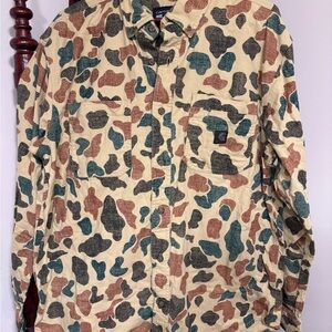 Carhartt Men's Rugged Flex Relaxed Fit Midweight Flannel Camo LS Shirt Size L